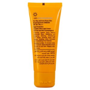 ضد آفتاب و ضد لک لافارر پوست چرب و آکنه دار SPF 30 بی رنگ