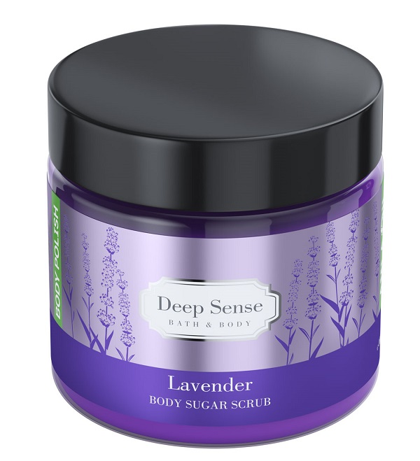 اسکراب بدن دیپ سنس مدل Lavender حجم 400 میلی لیتر
