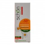 جعبه کرم ضد آفتاب بی رنگ شون با SPF50 مناسب پوست چرب حجم 50 میلی لیتر