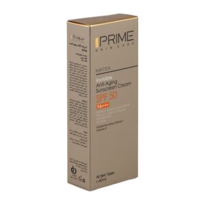 جعبه کرم ضد آفتاب بی رنگ پرایم مدل Rejuvenating با SPF50 حجم 40 میلی لیتر