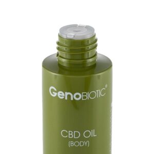 روغن رطوبت رسان CBD ژنوبایوتیک مناسب پوست بدن حجم 100 میلی لیتر
