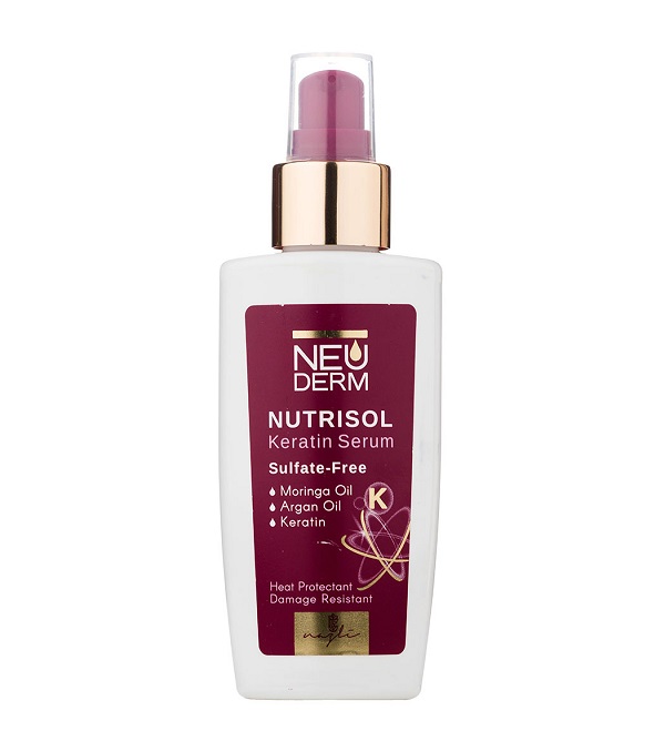سرم مو کراتین نئودرم مدل Nutrisol فاقد سولفات حجم 100 میلی لیتر