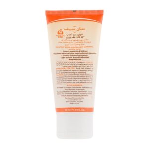 فلوئید ضد بی رنگ آفتاب سان سیف مناسب پوست چرب مدل Acne Fluid با SPF50 وزن 50 گرم