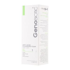 فوم شستشو صورت ژنوبایوتیک مدل ضد آکنه حجم 150 میلی لیتر