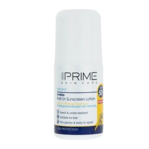 لوسیون ضد آفتاب بی رنگ پرایم با SPF50 انواع پوست حجم 50 میلی لیتر