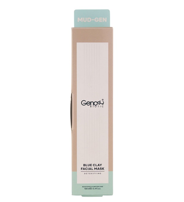 ماسک صورت ژنوبایوتیک مدل Blue Clay حجم 100 میلی لیتر