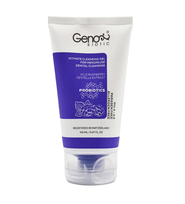 ژل شستشوی ژنیتال بانوان یائسه 150میل ژنو بایوتیک
