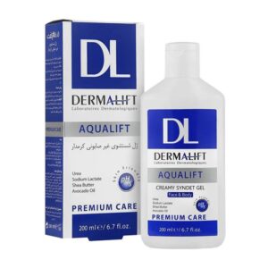 ژل شستشوی کرمدار پوست سیندت ژل آکوالیفت 200میلی لیتر درمالیفت