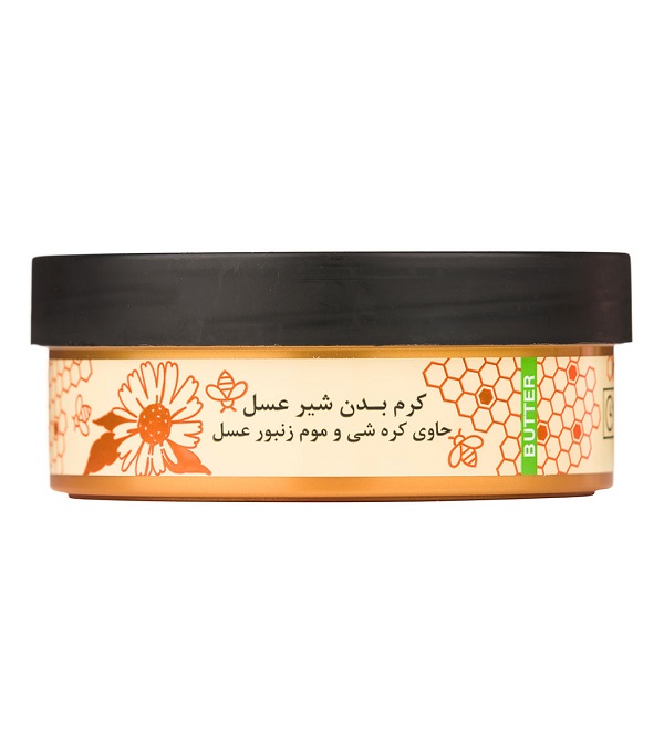 کره بدن (کرم مرطوب کننده بدن) شیر عسل مناسب پوست معمولی تا خشک 200 میل دیپ سنس