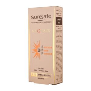 ضد آفتاب سان سیف کرم پودری و پرایمری مکیسان با SPF50 رنگی
