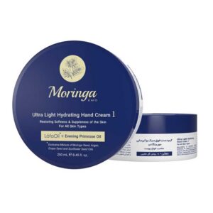 کرم دست فوق سبک و آبرسان شماره 1 حجم 250میل مورینگا