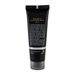 کرم ضد آفتاب بی رنگ سینره با SPF45 مناسب آقایان 50 میلی لیتر