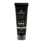 کرم ضد آفتاب بی رنگ و بدون چربی سینره با SPF45 مناسب آقایان