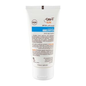 کرم ضد آفتاب بی رنگ مرطوب کننده آردن سان مدل Hydrasol با SPF30 مناسب انواع پوست حجم 50 میلی لیتر