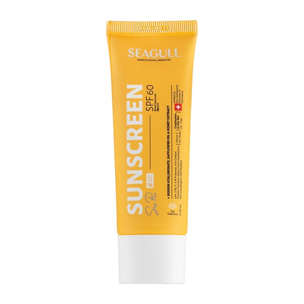 کرم ضد آفتاب رنگی سی گل با SPF60 مناسب پوست معمولی تا چرب حجم 50 میلی لیتر