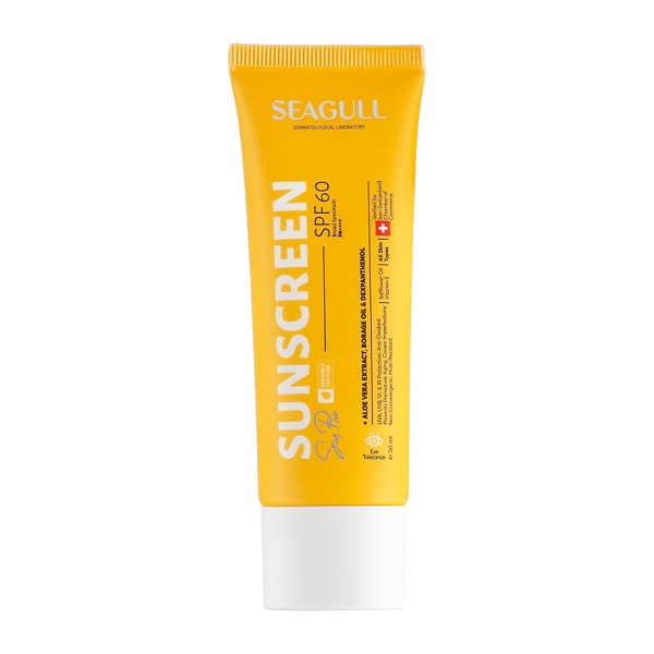 کرم ضد آفتاب فاقد رنگ سی گل با SPF 60 حجم 50 میلی لیتر