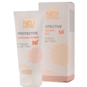 کرم ضد آفتاب رنگی نئودرم مدل Protective با SPF50 مناسب پوست نرمال و خشک حجم 50 میلی لیتر