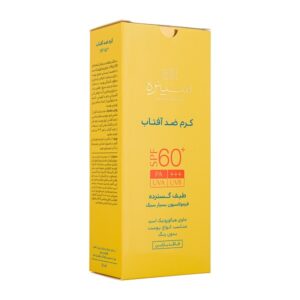 جعبه کرم ضد آفتاب بی رنگ سینره با SPF60 مناسب پوست نرمال تا خشک حجم 50 میلی لیتر