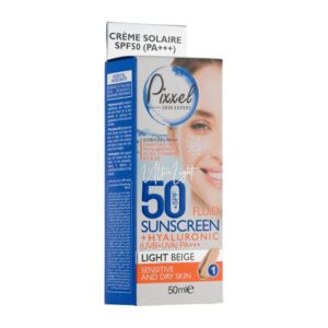 کرم ضد افتاب رنگی پیکسل برای پوست های خشک تا نرمال و حساس spf50