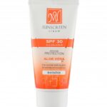 کرم ضد آفتاب بی رنگ مای با SPF30 مناسب پوست نرمال تا خشک حجم 50 میلی لیتر