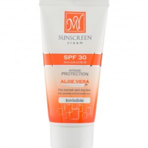 کرم ضد آفتاب بی رنگ مای با SPF30 مناسب پوست خشک و معمولی حجم 50 میلی لیتر