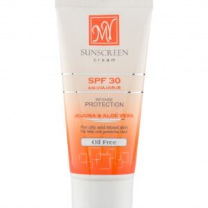 کرم ضد آفتاب بی رنگ مای با SPF30 مناسب پوست چرب و مختلط حجم 50 میلی لیتر
