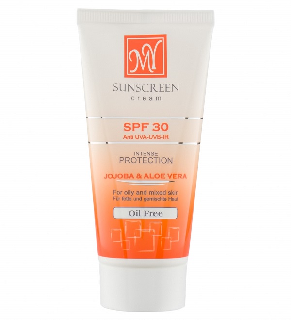 کرم ضد آفتاب بی رنگ مای با SPF30 مناسب پوست چرب و مختلط حجم 50 میلی لیتر