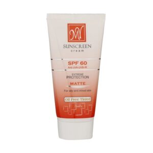 کرم ضد آفتاب رنگی SPF 60 مای مناسب پوست‌های چرب و مختلط ۵۰ میلی لیتر