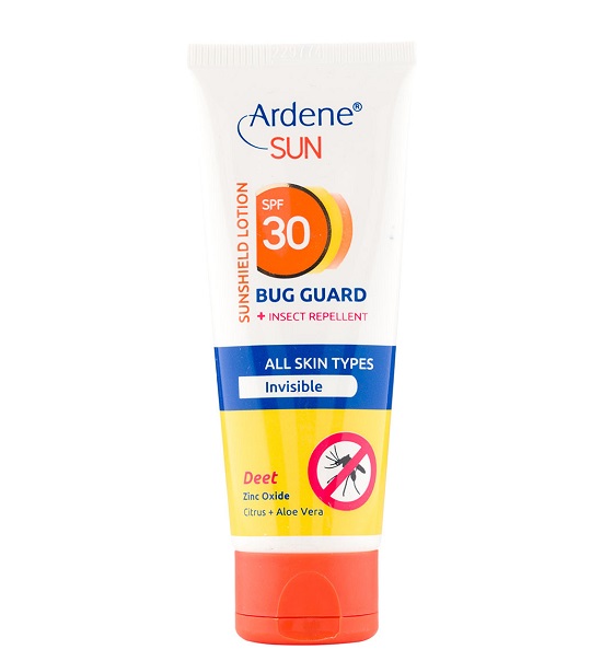 لوسیون ضد آفتاب آردن SPF30 با خاصیت دافع حشرات حجم 75 میلی لیتر