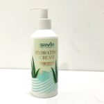 کرم آبرسان دست و صورت پمپی ساویز حاوی آلوئه ورا 250 گرم