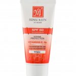 کرم ضد آفتاب بی رنگ SPF60 مای برای پوست خشک و نرمال حجم 50 میلی لیتر