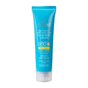 کرم ضد آفتاب رنگی سینره با SPF60 مناسب پوست چرب حجم 50 میلی لیتر بژ طبیعی