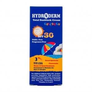 کرم ضد آفتاب کودکان SPF30 هیدرودرم ۵۰ میلی لیتر
