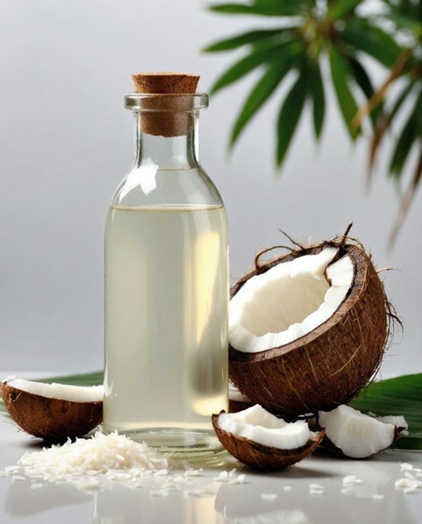 استفاده از روغن نارگیل برای داشتن لب های درخشان