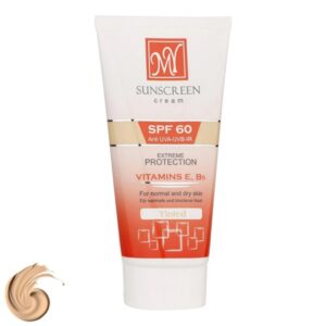 کرم ضد آفتاب کرم پودری رنگی مای با SPF60 برای پوست خشک و نرمال حجم 50 میلی لیتر