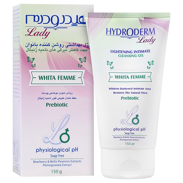 ژل بهداشتی بانوان هیدرودرم مدل Whita Femme 4