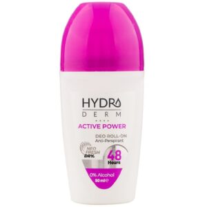 مام رولی ضد تعریق بانوان هیدرودرم مدل Active Power حجم 50 میلی‌لیتر