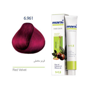 رنگ مو مارال شماره 6.961 رد ولوت حجم ۱۰۰ میلی‌لیتر
