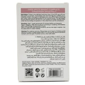 کرم ضد آفتاب بی‌رنگ استلین با SPF50 مدل Fade Spots Bright Complete وزن 50 گرم